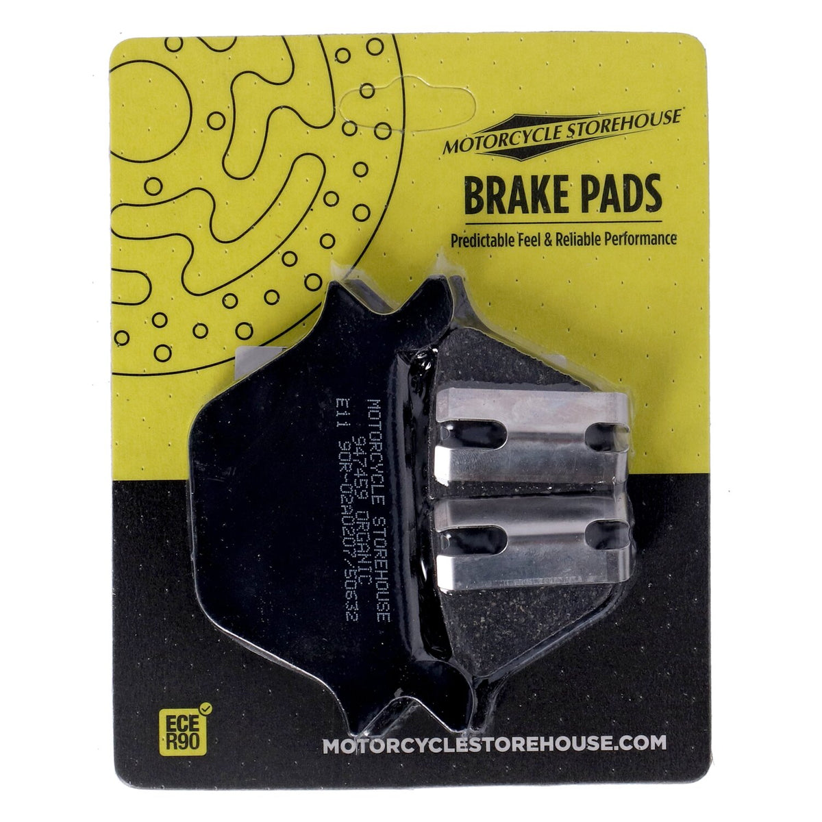 MCS brake pads rear - Organic