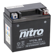 Nitro sealed AGM gel battery NT5L SLA