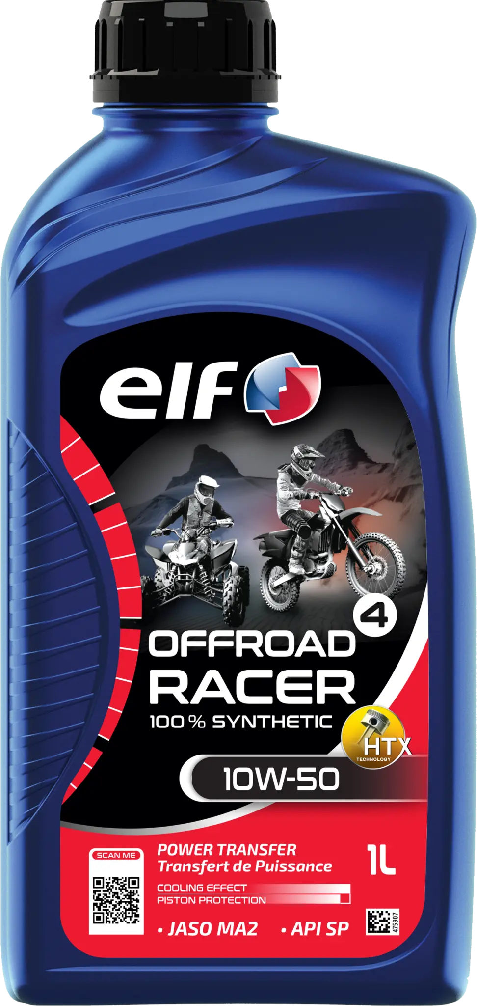 ELF Off-Road 4 Racer Engine Oil 10W-50 1 liter