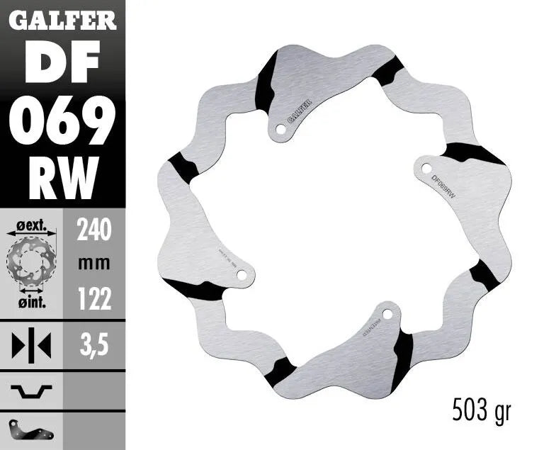 Galfer Wave Brake Rotor For Motorcycles