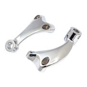 MCS XL Sportster forward control foot peg support set - Chrome