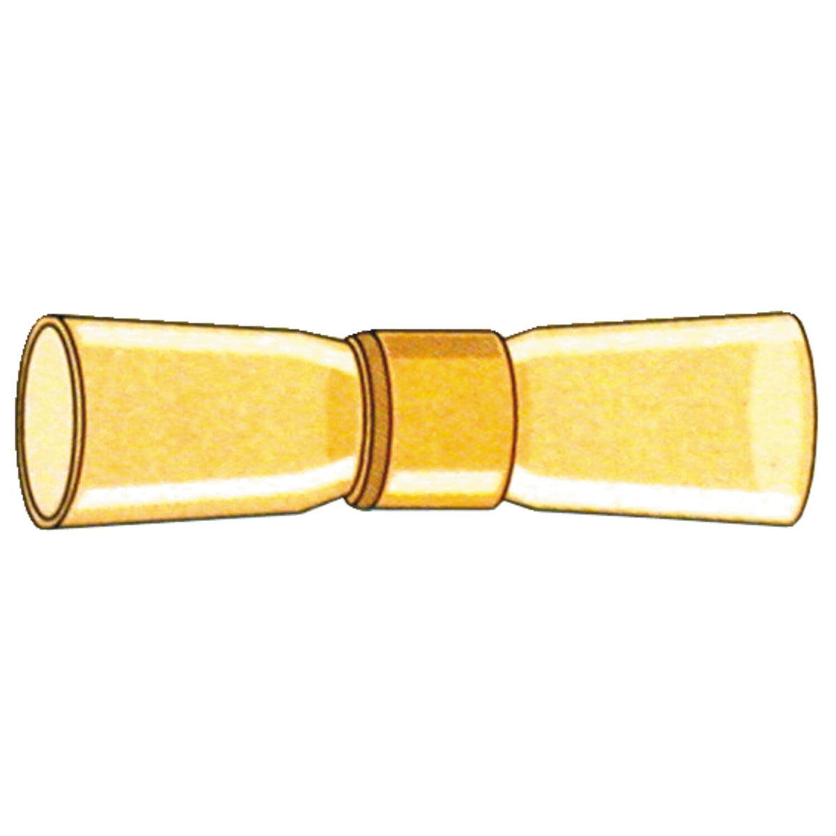 Standard Co Butt-Splice connectors 12-10 - Yellow - 25 stk