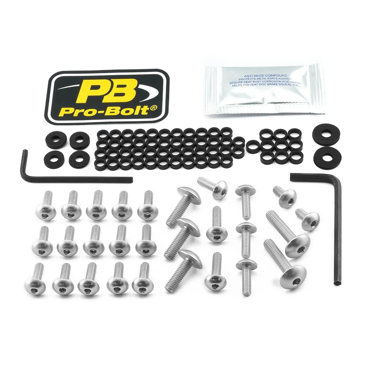 Pro Bolt Aluminium Fairing Bolt Kit For Kawasaki