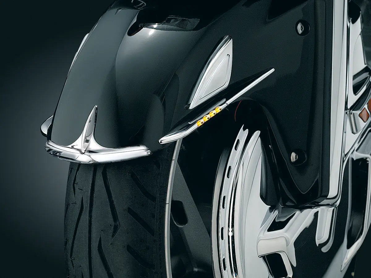 Kuryakyn Front Fender Tip - Chrome Accent