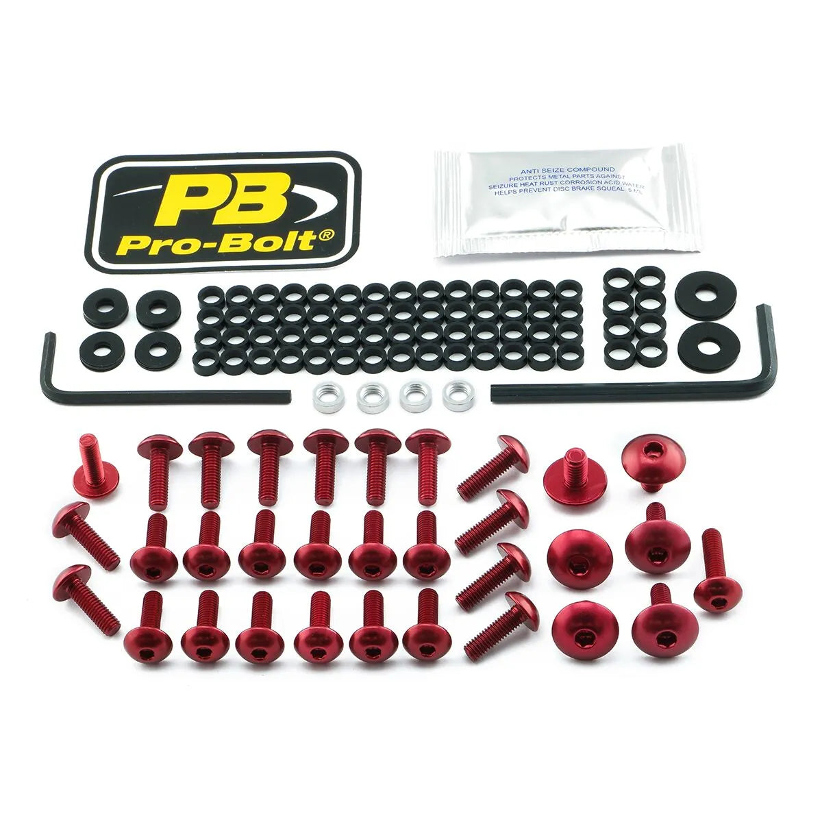 Pro Bolt Aluminium Fairing Bolt Kit For Ducati