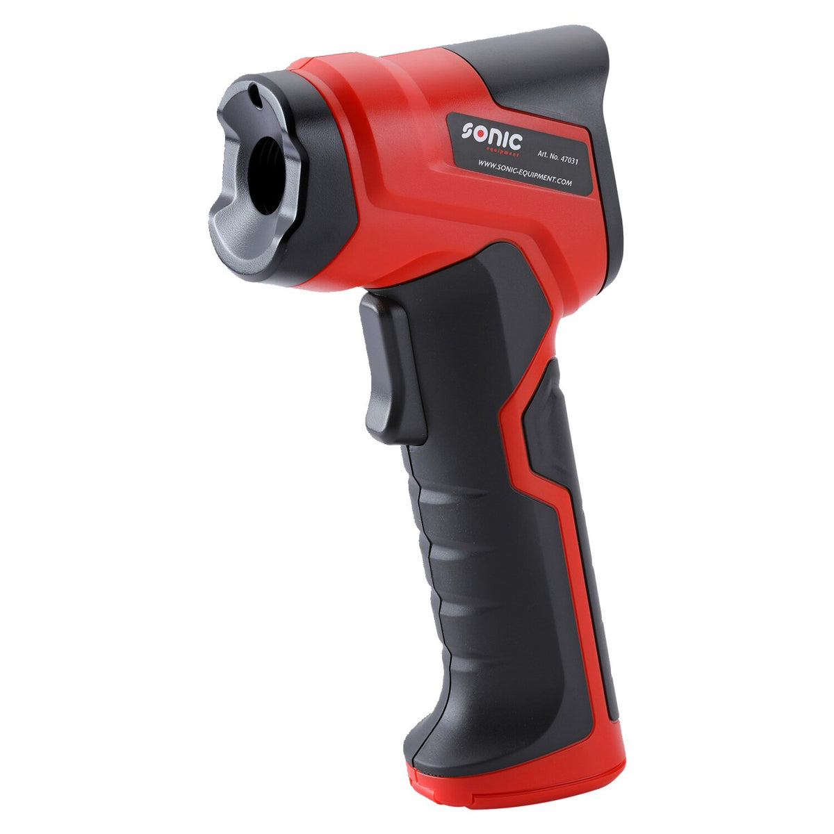 Sonic infrared thermometer