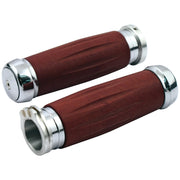 Riverside Custom Riverside Bakelite® retro handlebar grip set - Chrome