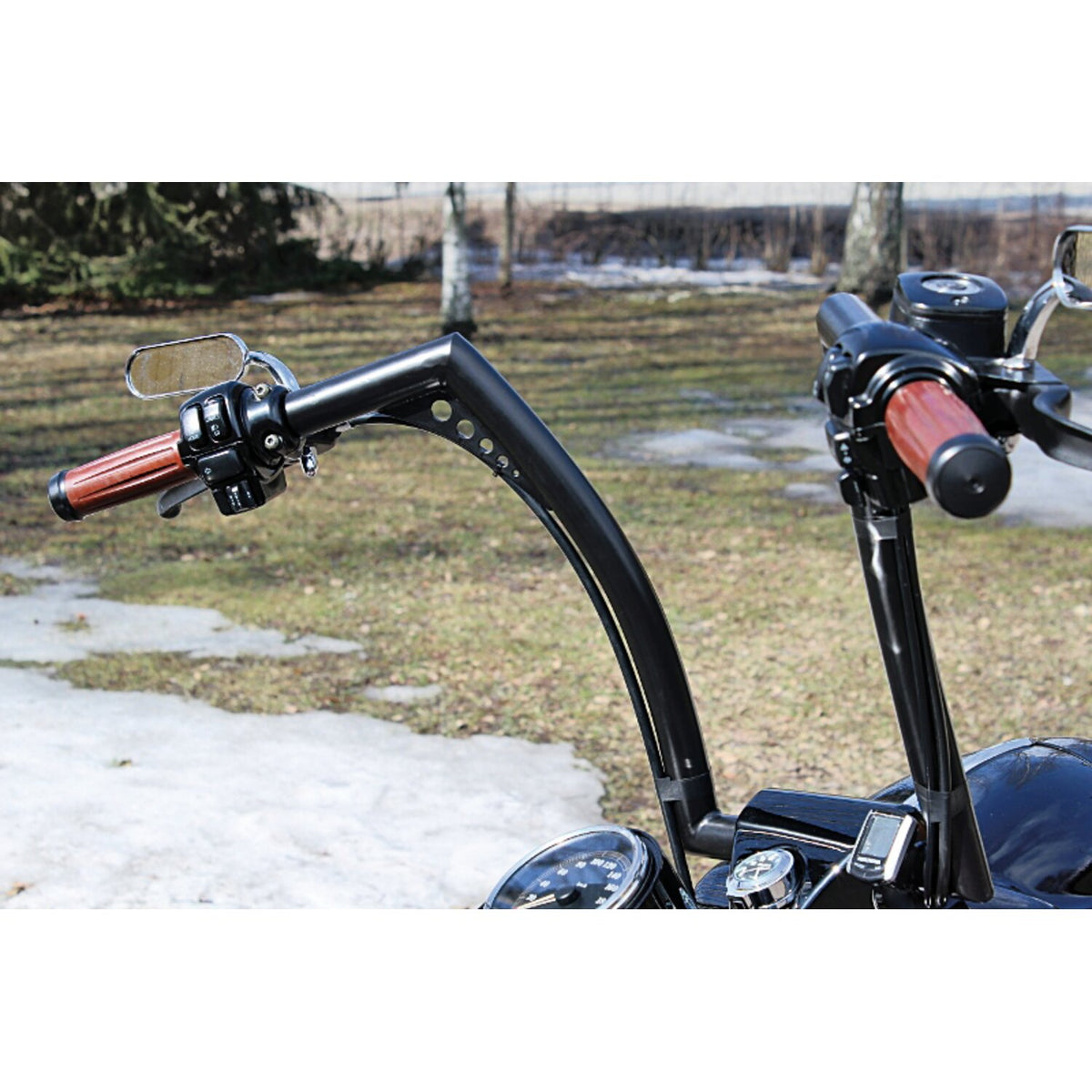 Riverside Custom Riverside Bakelite® retro handlebar grip set - Black