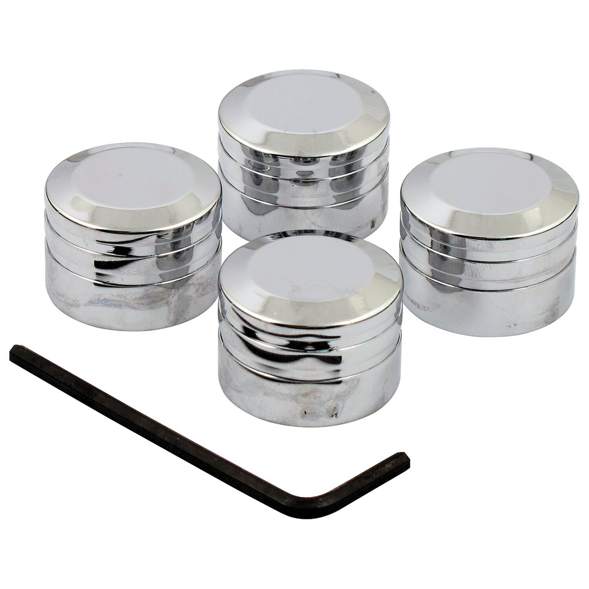 Riverside Custom head bolt cover kit - Chrome aluminum