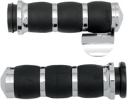 Avon Grips 3-ring Velvet Air Grips - Chrome/black