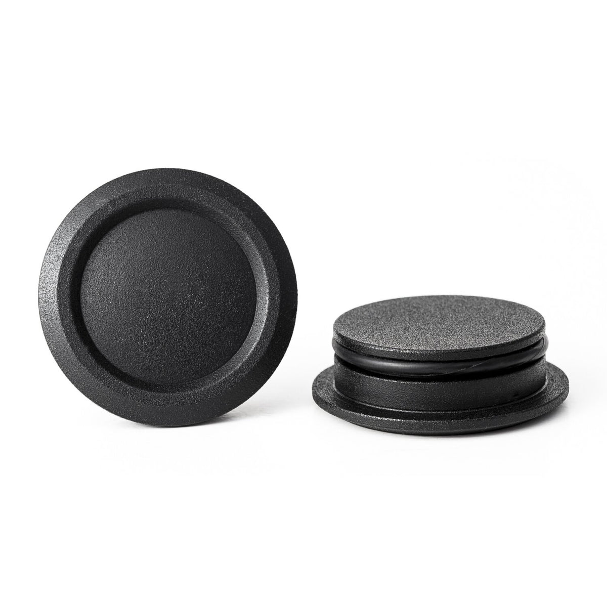Killer Custom Sportster S swingarm axle cover set - Black