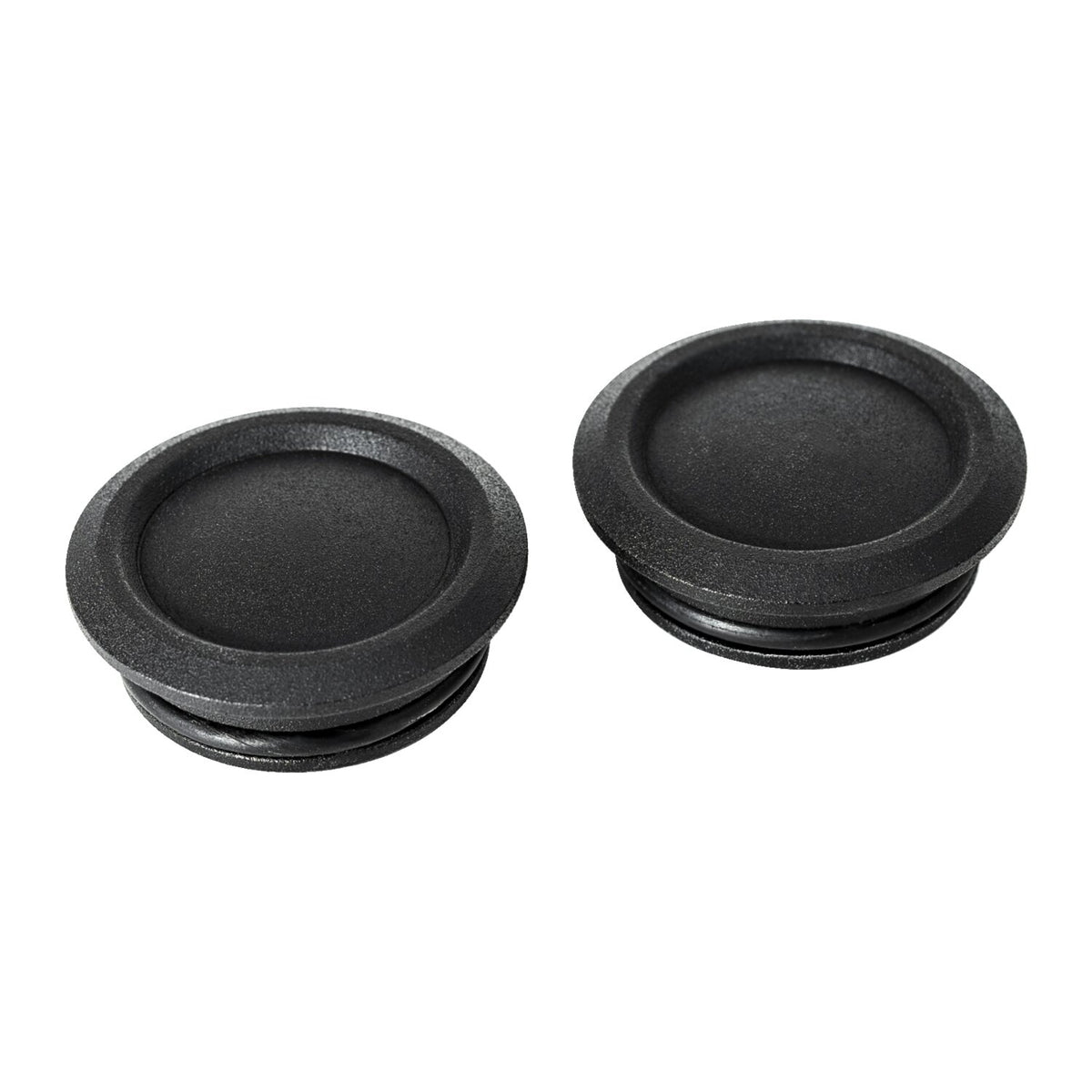 Killer Custom Sportster S swingarm axle cover set - Black