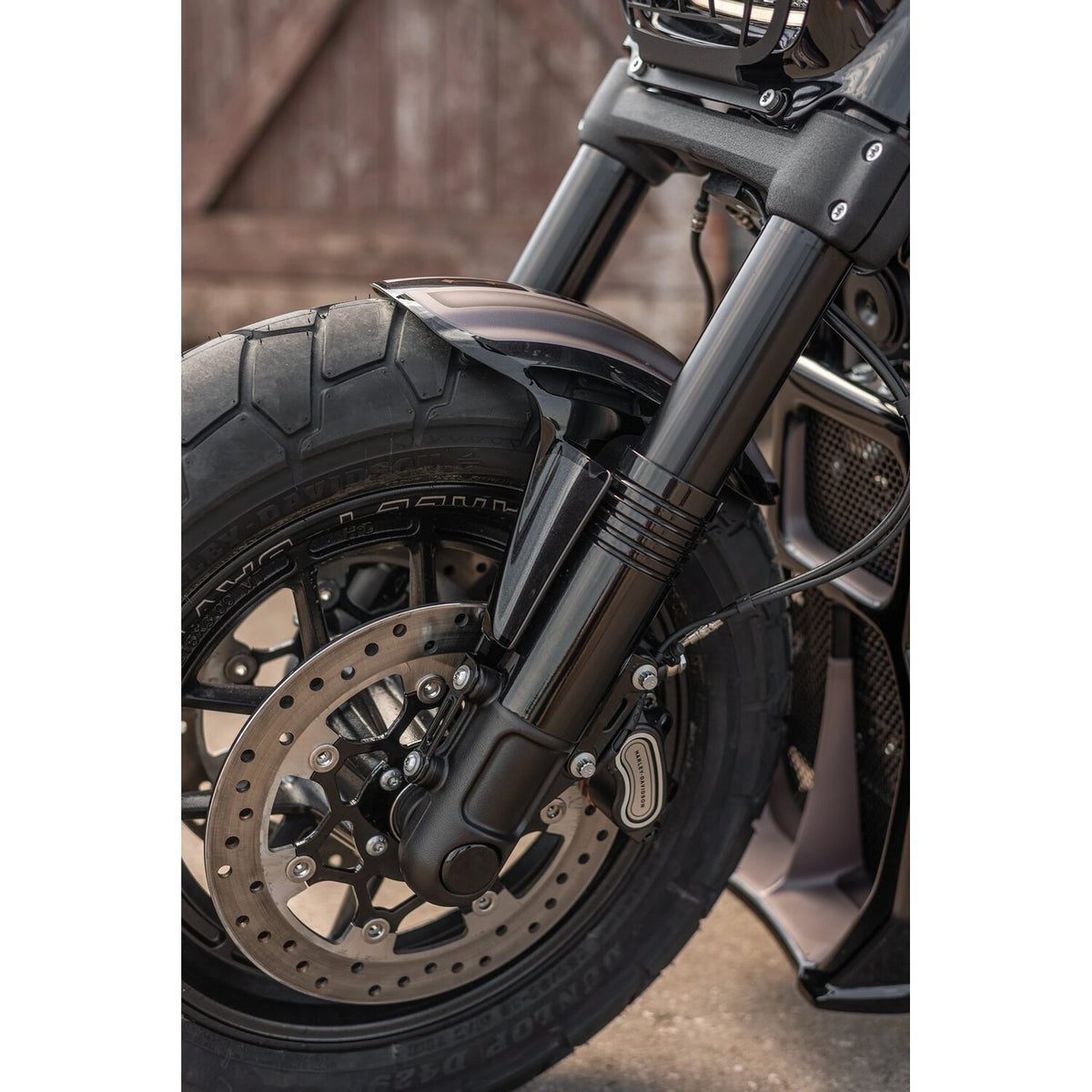 Killer Custom front axle cover set - Gloss black