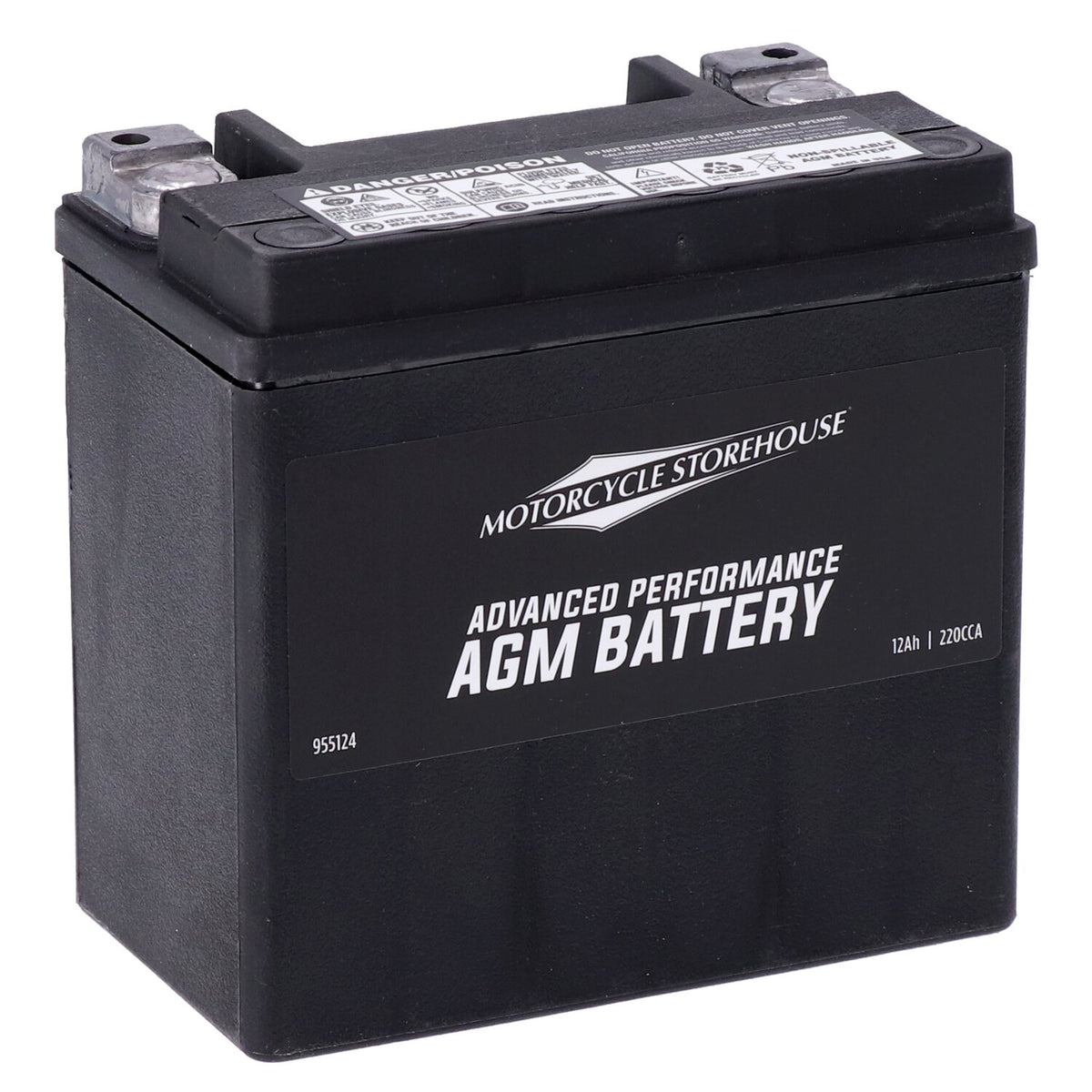 MCS Advance Series - AGM sealed battery - 12v 12ah 220cca
