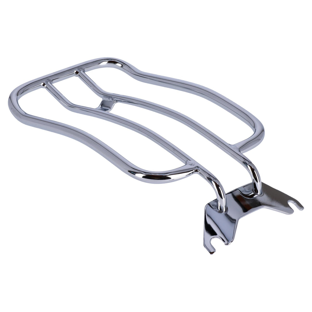 MCS Solo seat luggage rack 7" - Chrome