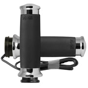 Avon Grips Avon Heated Custom Contour Grips Chrome e- Throttle