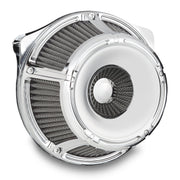 Arlen Ness inverted air cleaner kit 'Slot Track' - Chrome