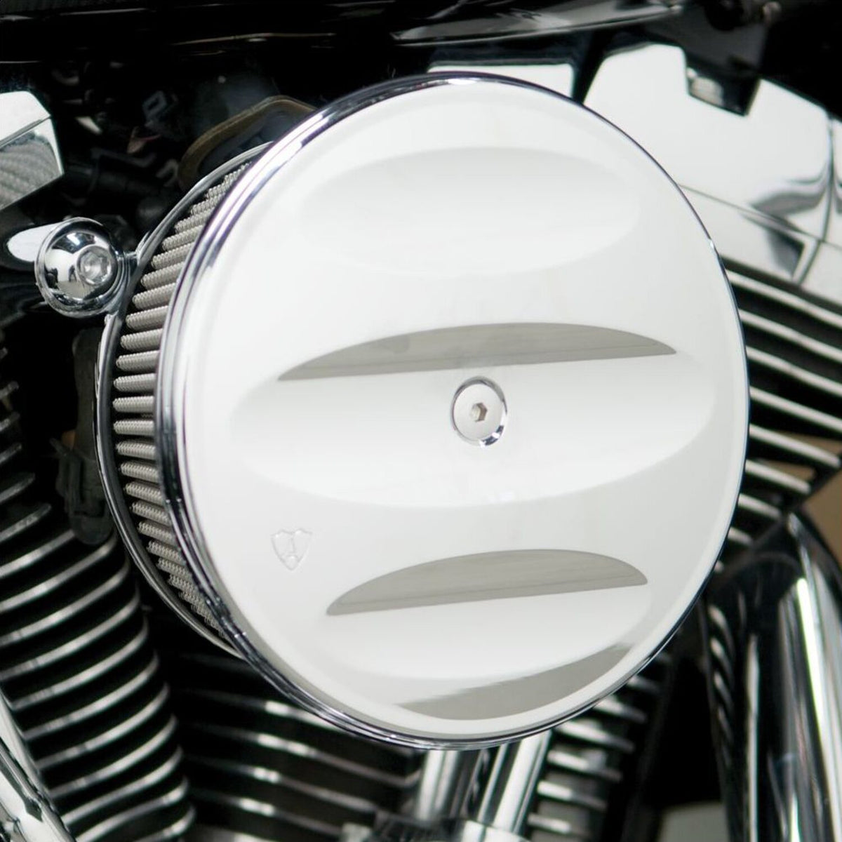 Arlen Ness Stage 2 Big Sucker air cleaner - Scalloped chrome