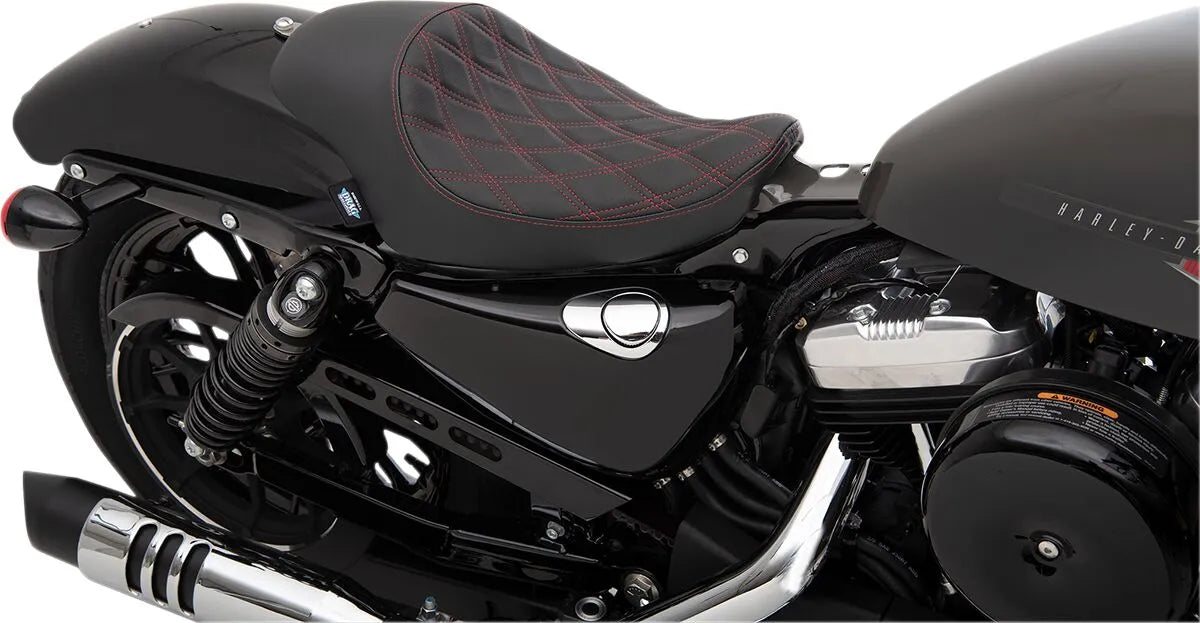 Drag Specialties 3/4 Solo Seat - For Harley Davidson