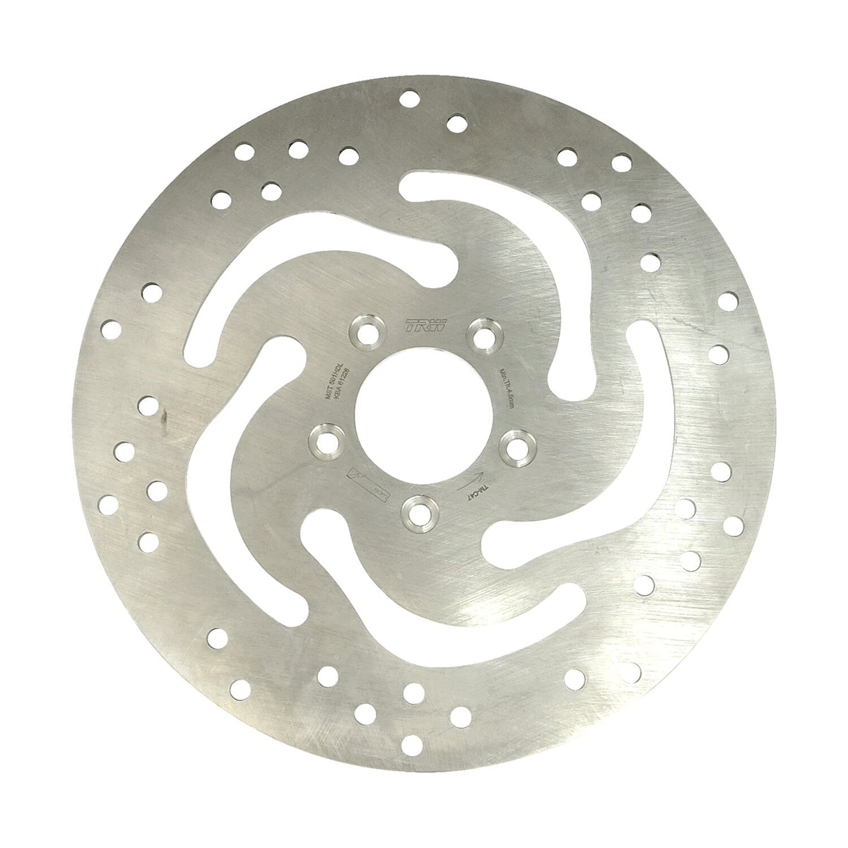 TRW brake rotor OEM Swept 11.5" rear left