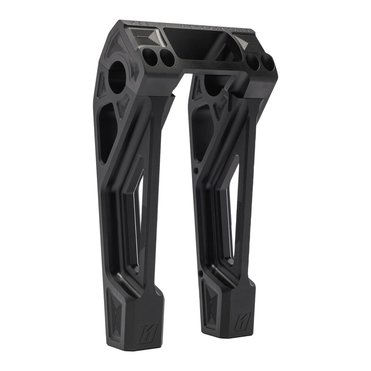 Kodlin Fastback risers for OEM digital speedo - 8" - Black