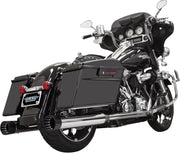 Bassani Xhaust Dnt Straight Can Slip-on Mufflers - Chrome