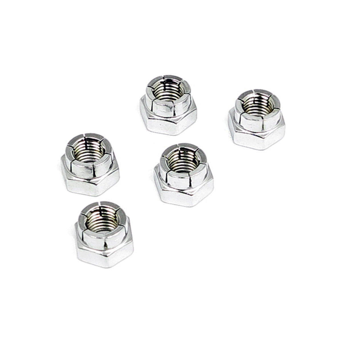 Gardner-Westcott Locknut chrome (flexlock) 1/2-13 - 5 stk