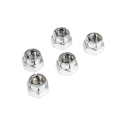 Gardner-Westcott Locknut chrome (flexlock) 1/4-28 - 5 stk