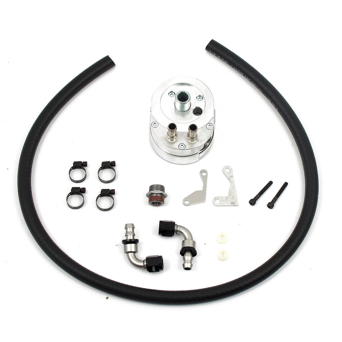 Jagg oil cooler kit - Low mount - Horizontal - 10 row