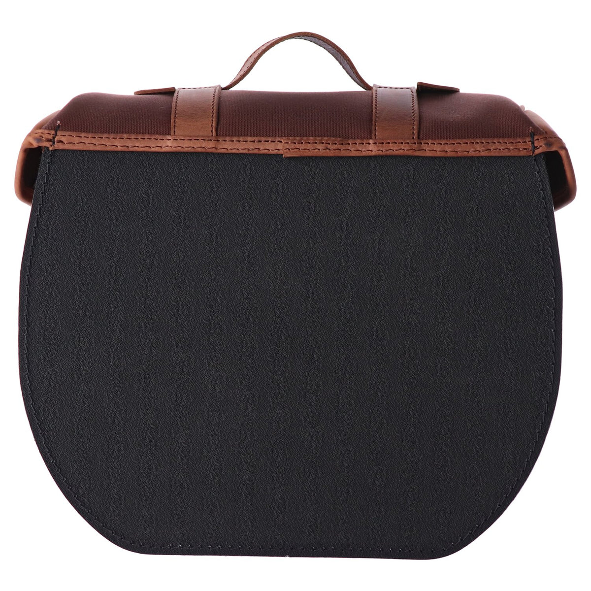 Longride click-on Retro saddlebag waxed cotton - Brown
