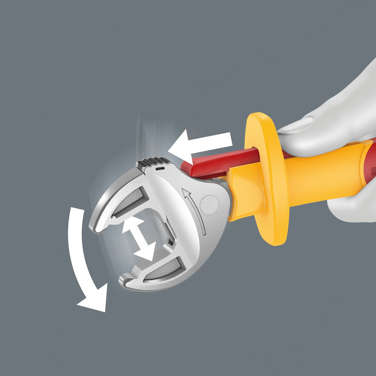 Wera adjustable wrench 7-10mm- 1/4"-3/8" Joker VDE XS