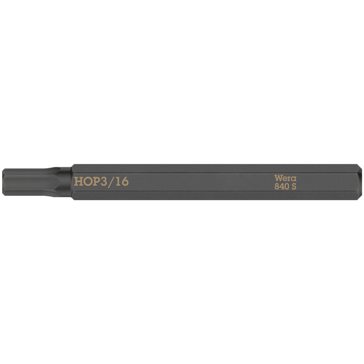 Wera Hex-plus bit for Impact screwdriver 3/16"