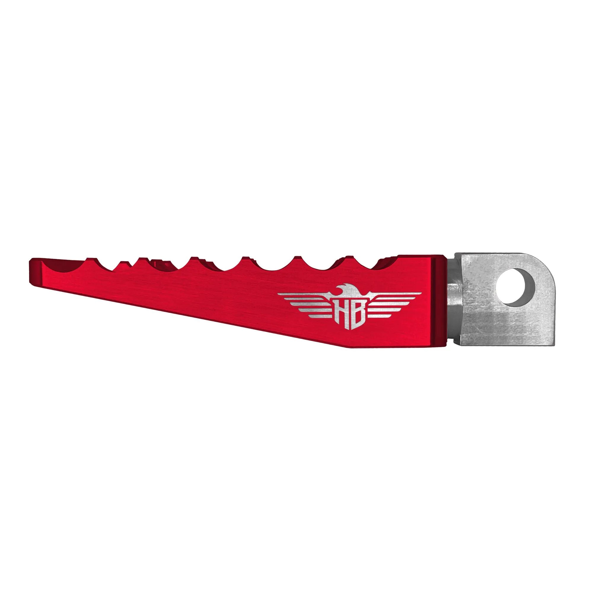 Heinz Bikes Harley Foot Pegs - Adjustable Red Aluminum