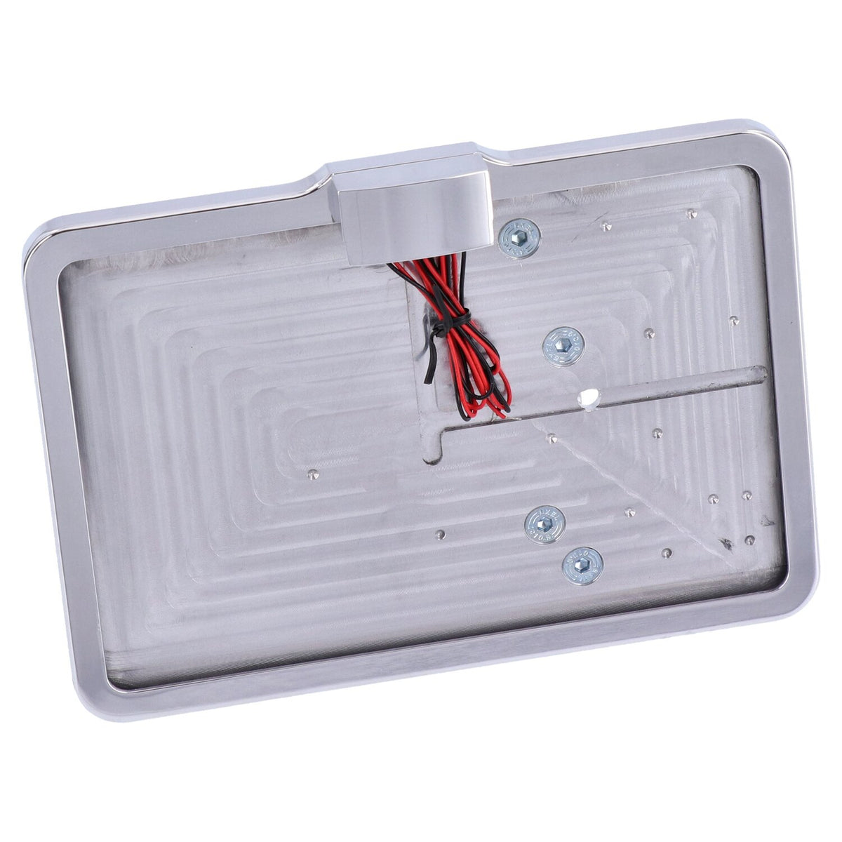 CPV 'slide-in' license plate bracket - Side mount polished