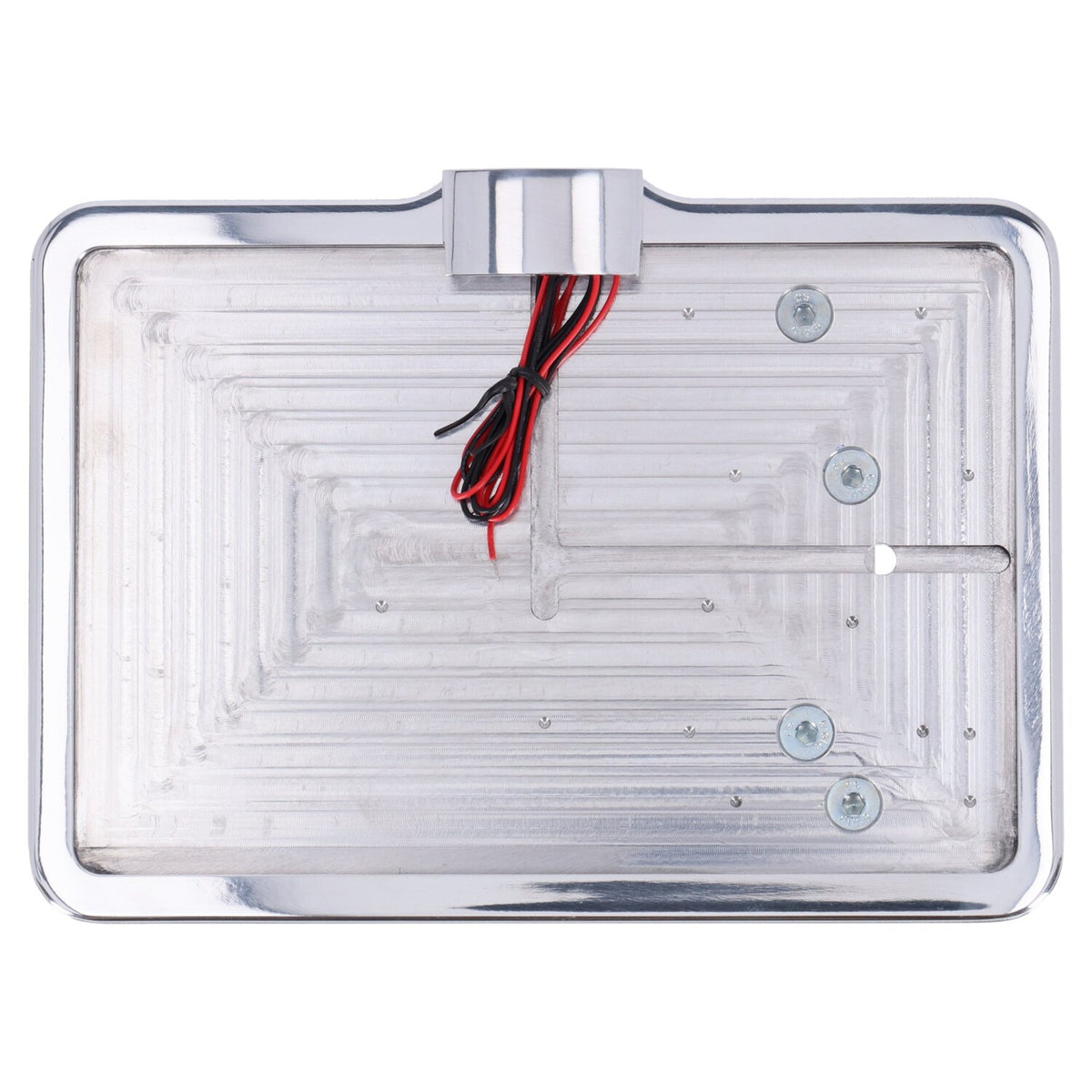 CPV 'slide-in' license plate bracket - Side mount polished
