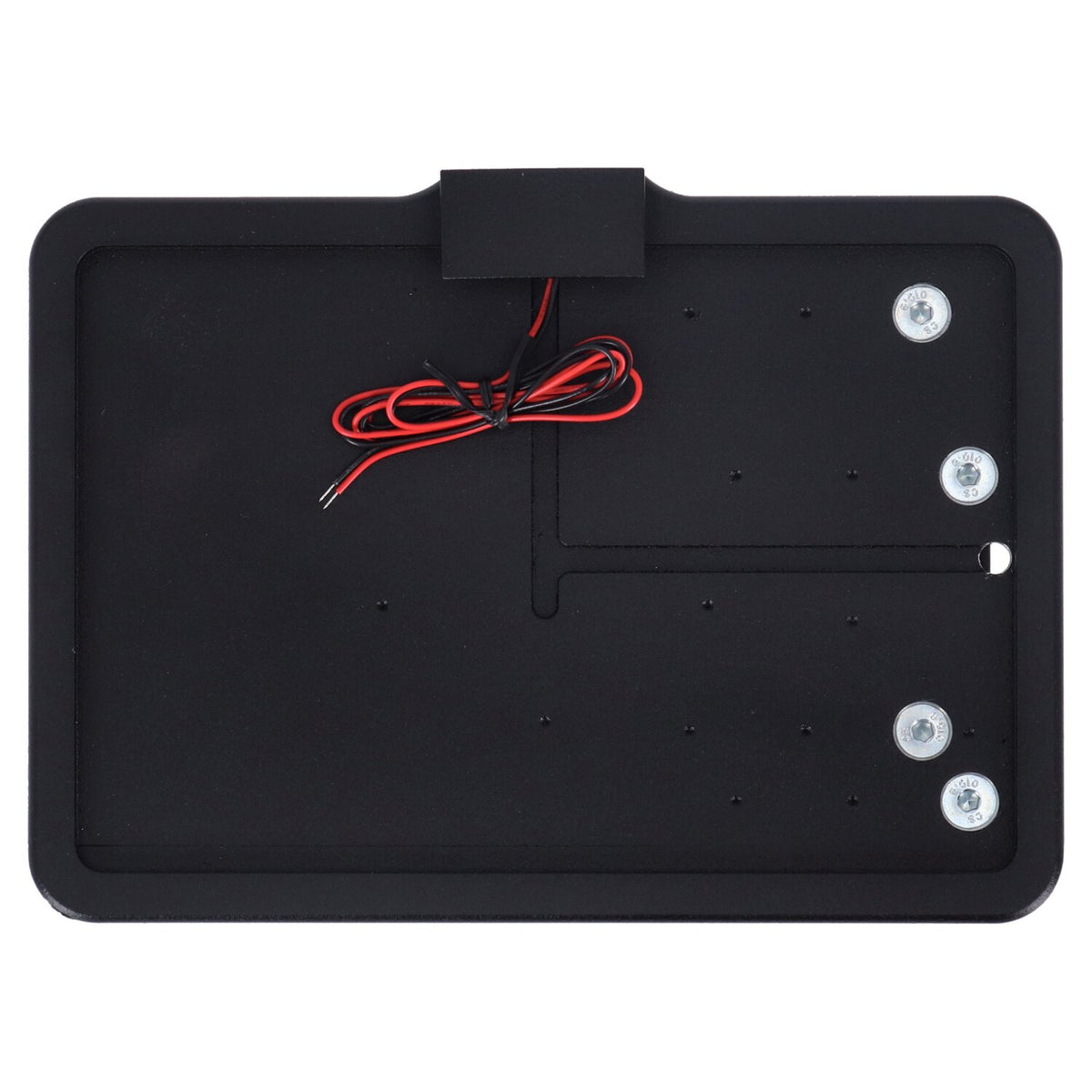 CPV 'slide-in' license plate bracket - Side mount black