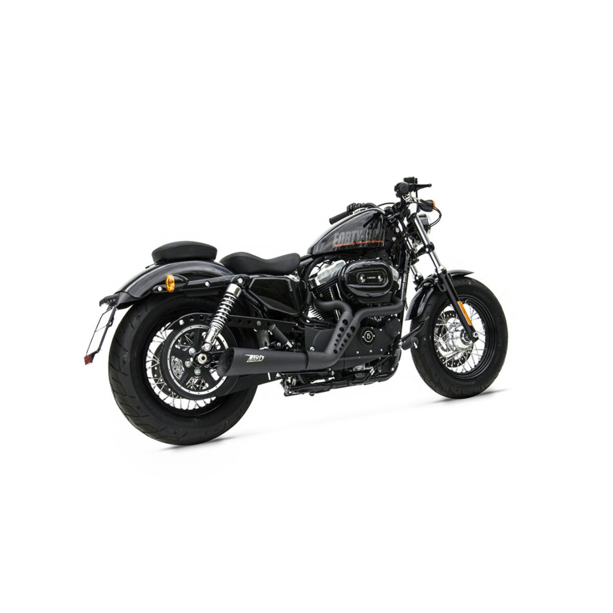 Zard Sport 2-1 exhaust XL Sportster - Black