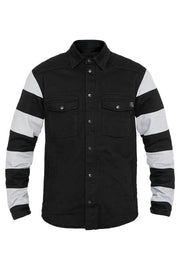 John Doe Prison Motoshirt Jacket - Black/White