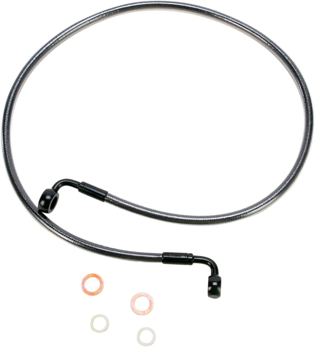 Magnum Shielding Braided Brake Line For Non-abs Models