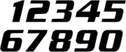 Blackbird Racing One Series Numbers Plate Graphic - 3 Pack