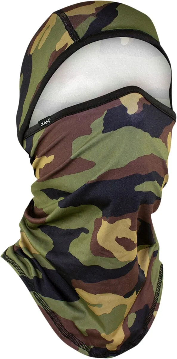 Zan Headgear SportFlex Convertible Balaclava Woodland Camo