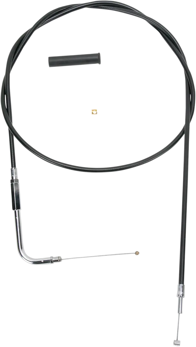 DRAG SPECIALTIES Black Vinyl Throttle Cable