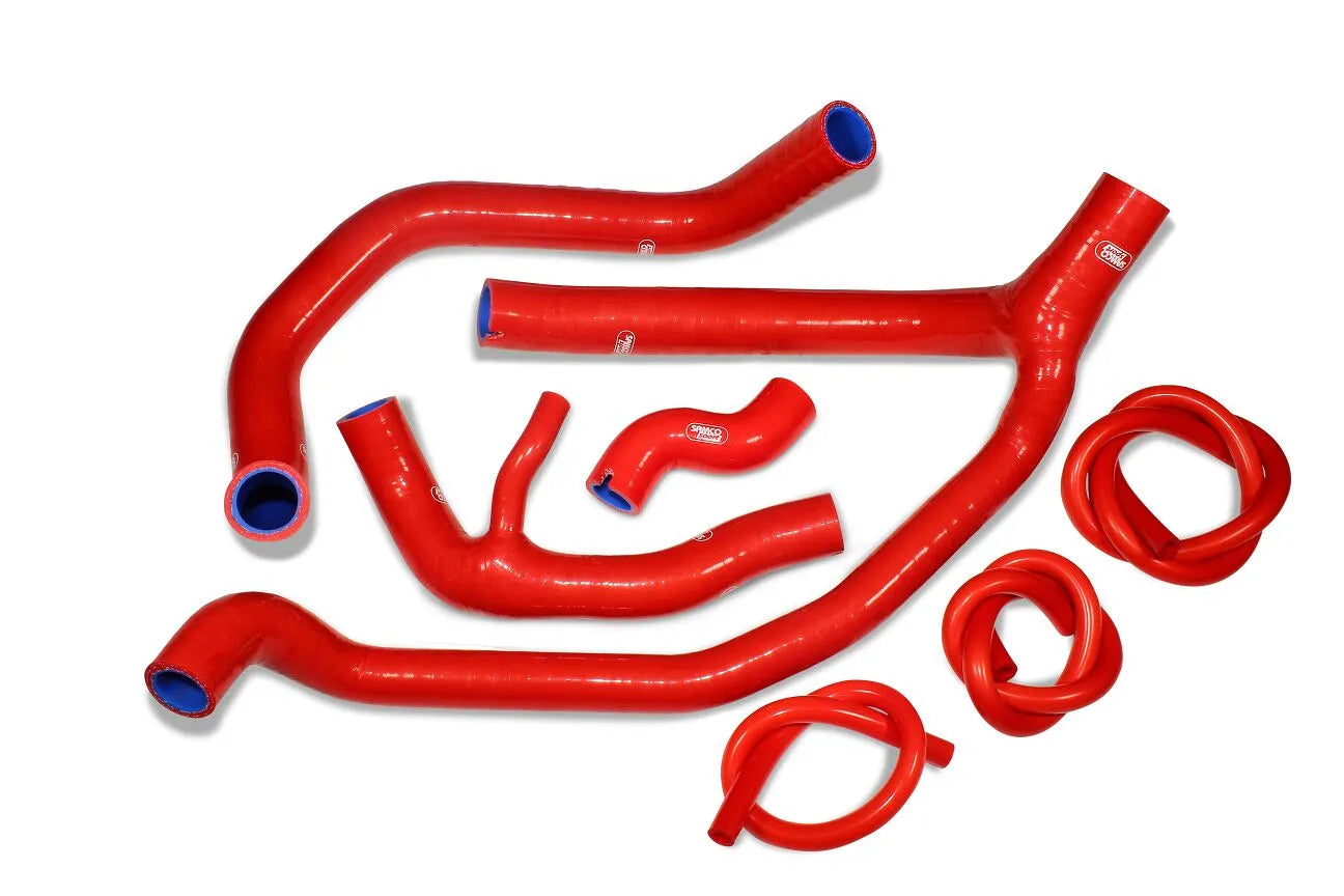 Samco Sport Radiator Hose Kit - Red Silicone