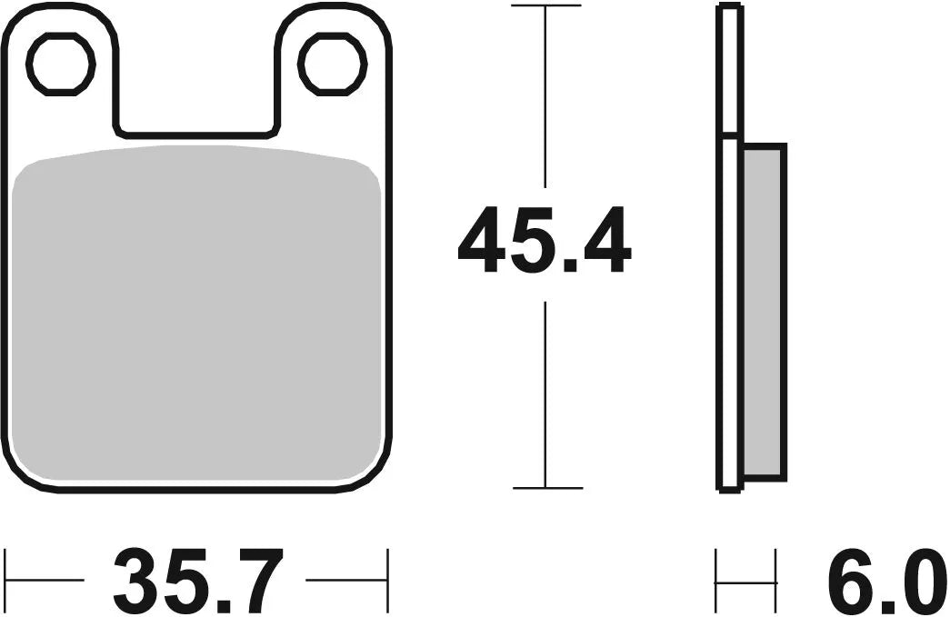 Sbs Ct Scooter Carbon Tech Organic Brake Pads - Front & Rear