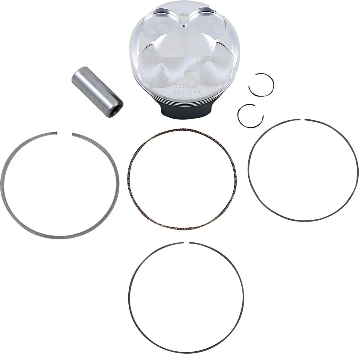 Wossner Piston Kit - 4-stroke Engine - 77.00mm Bore