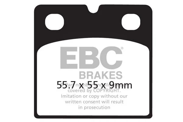 Ebc Vee Semi-sintered Brake Pads - Front & Rear