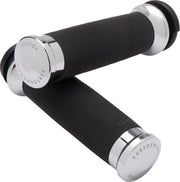 Slyfox Chrome Grips - 1" Handlebar