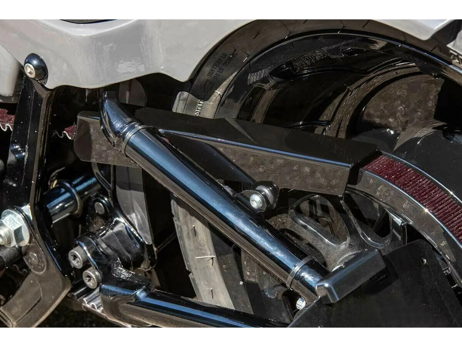 Rick's Motorcycles Belt Guard Gloss Black