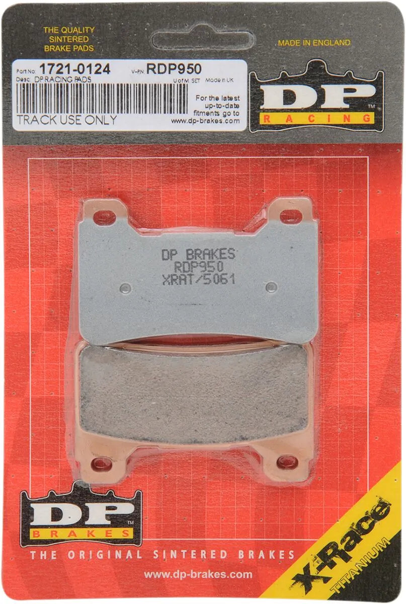 Dp Brakes Rdp X-race Titanium Sintered Brake Pads - Front