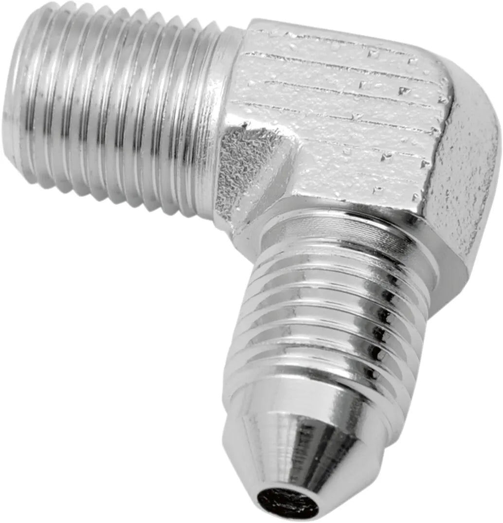 Drag Specialties Chrome Steel Brake Line Fitting